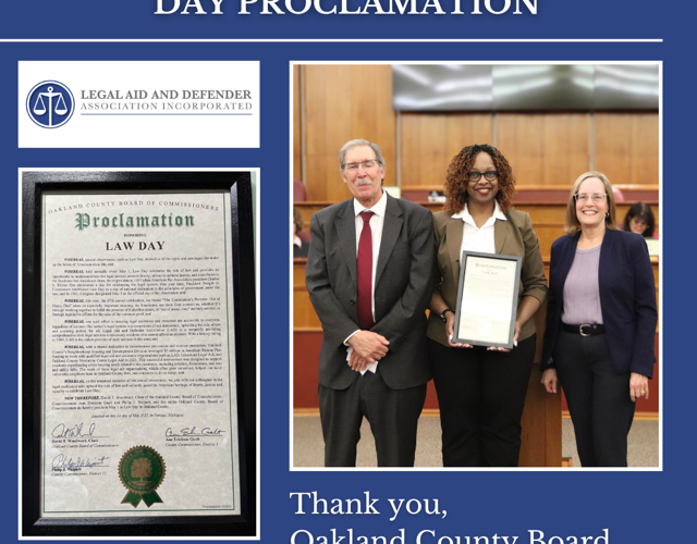 Lada Honored In Law Day Proclamation